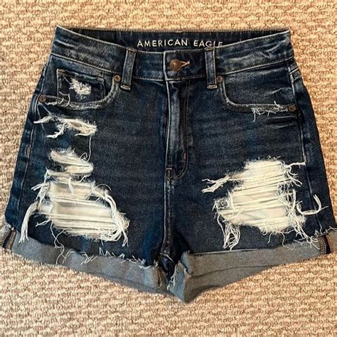 American Eagle Curvy High Rise Jean Shorts Artofit