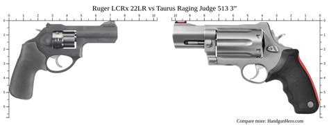 Ruger Lcrx Lr Vs Taurus Raging Judge Size Comparison Handgun