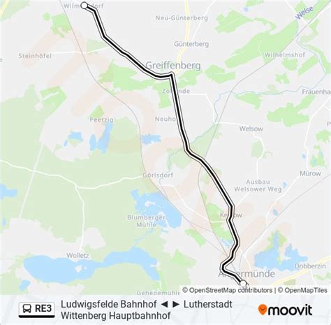 Re Route Schedules Stops Maps Angerm Nde Bahnhof Updated