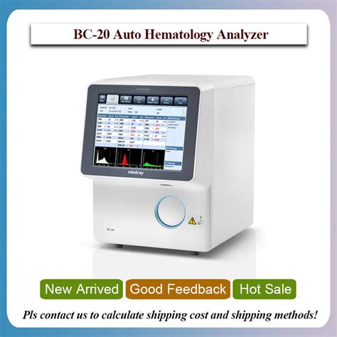 Mindray Bc 20 Auto 3 Part Hematology Analyzer Bc20 Hematology Analyzer