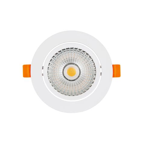 Downlight Led W Cob Superslim Lifud Richtbaar Wit Rond Downlight