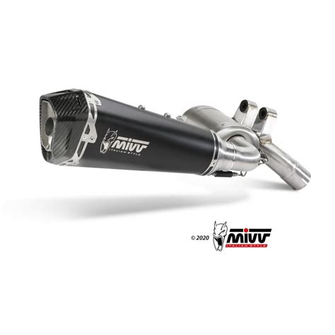 Silencieux MIVV Delta Race Inox Noir BMW F900 XR 2020 2024 Tech2Roo