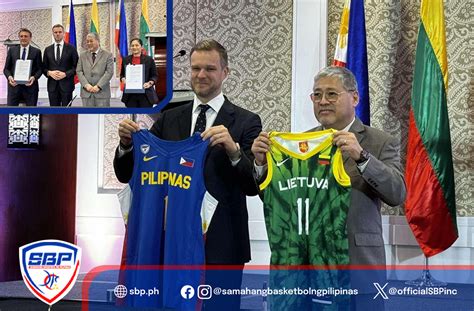 Lithuania Sepakati MoU Pengembangan Basket Dengan Filipina Mainbasket