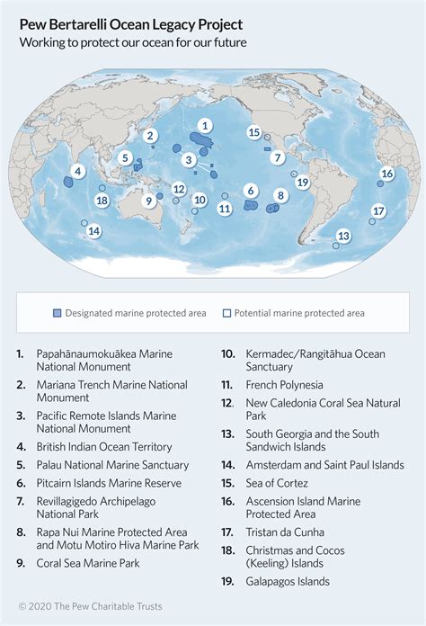 Pew Bertarelli Ocean Legacy Project Map 2020 The Pew Charitable Trusts