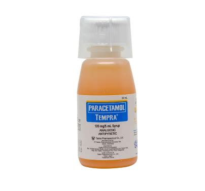 Tempra Forte 6 12 Years Old Orange Flavor 250 Mg 5 Ml 60 Ml Syrup