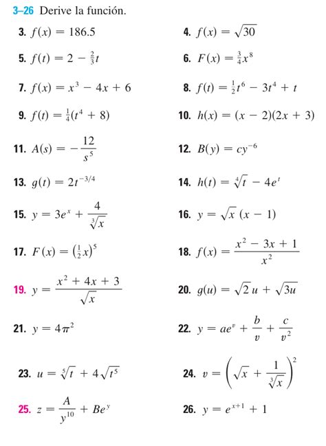 Derivada De Polinomios Y Funciones Exponenciales Ejercicios Resueltos