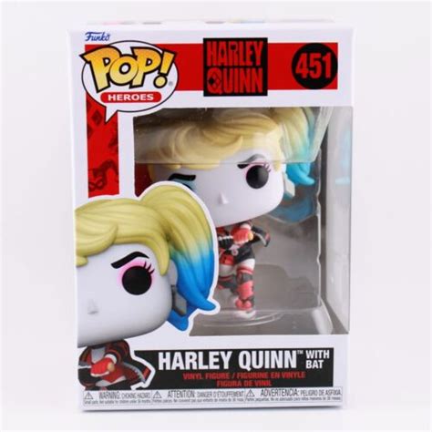 Funko Pop Dc Comics Harley Quinn With Bat Vinyl Figure 451 889698656146 Ebay