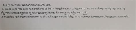 Pa Sagot Po Ng Maayos Please Po Ibrebrainliest Ko Po Yung Tamang Sagot