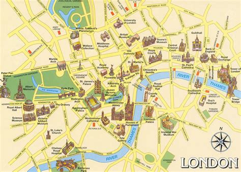 Mapa De Londres Plano Y Callejero De Londres 101viajes