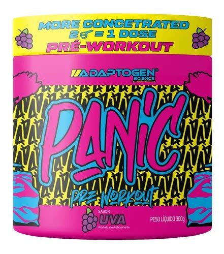 Panic Pre Workout 300g Pré Treino Adaptogen