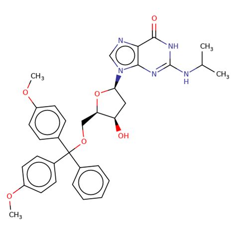 ND09158 863910 15 0 2 Deoxy 5 O DMT N2 Isopropylguanosine