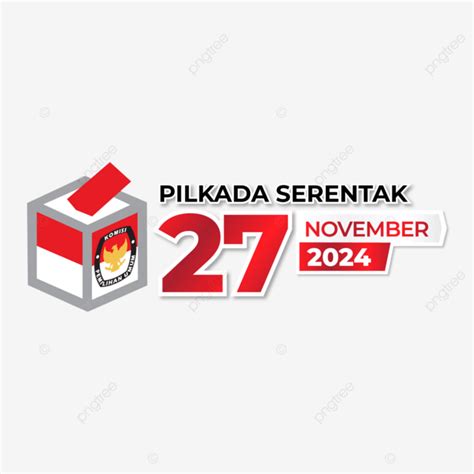 Logo Pilkada 27 November 2024 Vektor 27 November 2024 Pemilu 2024