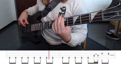 Hells Bells Acdc Bass Cover With Tabs Youtube