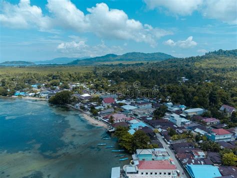 Aerial View In Tuhaha Saparua Stock Photo Image Of Maluku Saparua