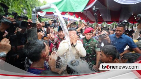 Menhan Prabowo Subianto Resmikan Titik Sumber Air Di Madura