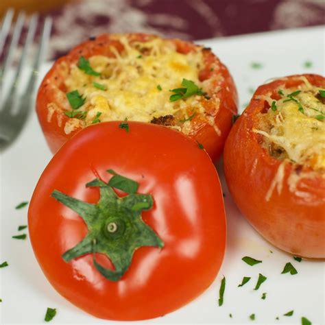 Tomate Recheado Tô Bem na Cozinha