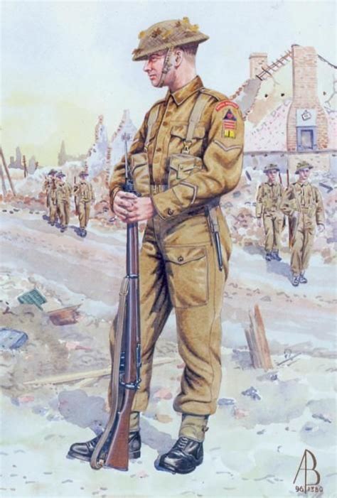 British The Royal Norfolk Regiment Lance Corporal Northern Europe