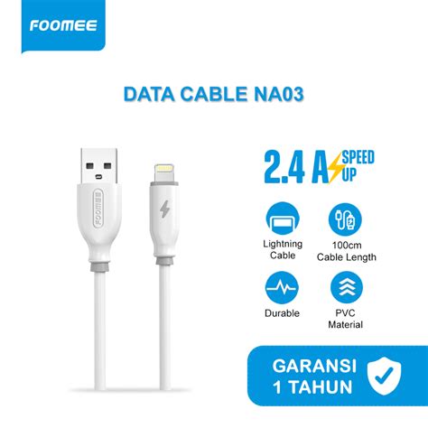 Jual Foomee Na Data Cable Lighting A Fast Charging For Iphone