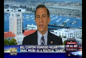 Congressman Issa Clinton FBI Email Investigation Law Crime