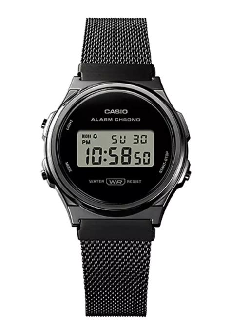 Buy Casio Vintage Unisex Digital Watch A171WEMB 1A Black Stainless