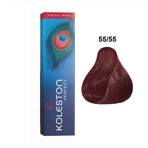 55 55 Castano Chiaro Intenso Mogano Wella Koleston Perfect Châtain