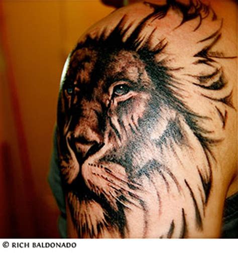 leo sign tattoos design photo