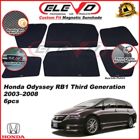 Elevo Honda Honda Odyssey Rb Magnetic Custom Fit Sunshade Magnet Shade