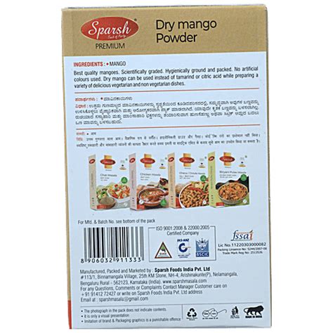 Buy Sparsh Sparsh Dry Mango Powder Online At Best Price Of Rs