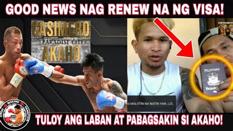 GOOD NEWS JAYSON CASIMERO NAKAPAG RENEW NA NG VISA QUADRO ALAS