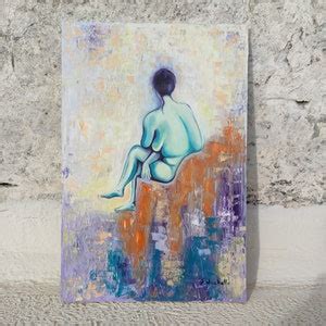 Abstract Nude Painting Oil Nudeart Oil On Canvas 40x60 Cm Canvas Oil