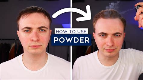 How To Use Hair Powder Men Hair Powder Tutorial Youtube