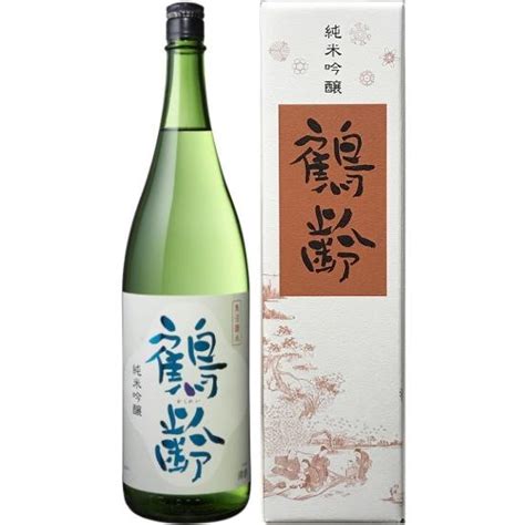 鶴齢 純米吟醸 1800ml 化粧箱入り 日本酒 ギフト A K018b雪国の酒屋 わかまつや 通販 Yahooショッピング