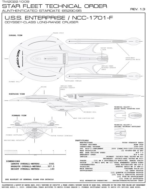 Enterprise F Revised Tech Sheet By Wild Endeavour On Deviantart