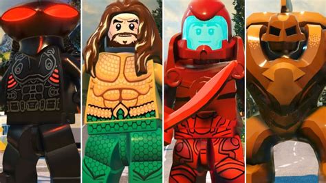 Lego Dc Super Villains All Aquaman Movie Dlc Characters Youtube