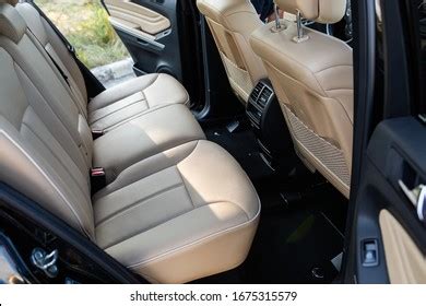 Leather Back Seats Beautiful Suv Stock Photo 1675315579 | Shutterstock