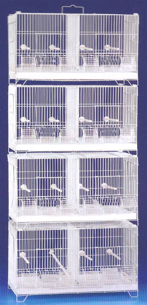 Combo 4 Stack And Lock Double Breeder Cages Bird Breeding Cages W