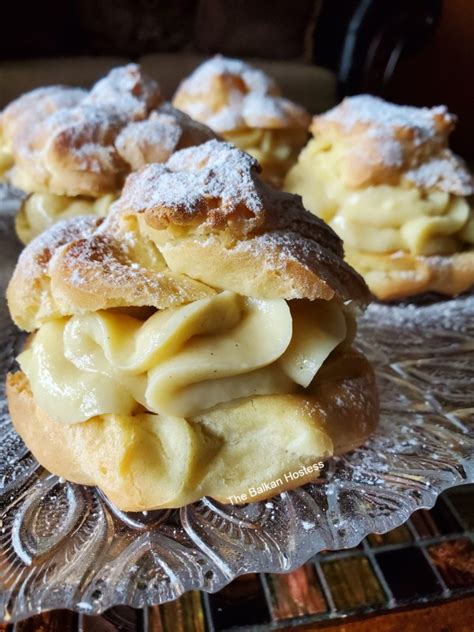 Princes Krofne / Cream Puffs - The Balkan Hostess