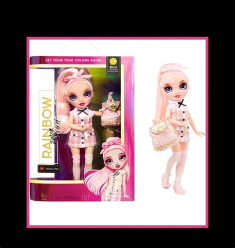 RAINBOW HIGH JUNIOR Bella Parker Pink Set Fashion Doll Pink Hair 17 00