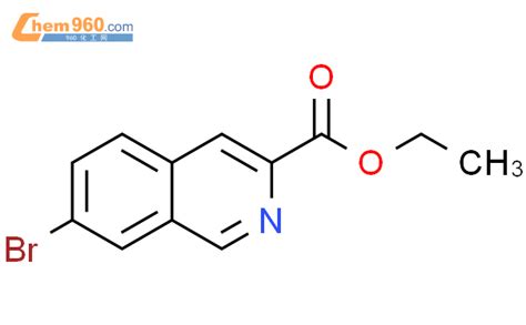 660830 62 67 溴异喹啉 3 甲酸乙酯化学式、结构式、分子式、mol、smiles 960化工网