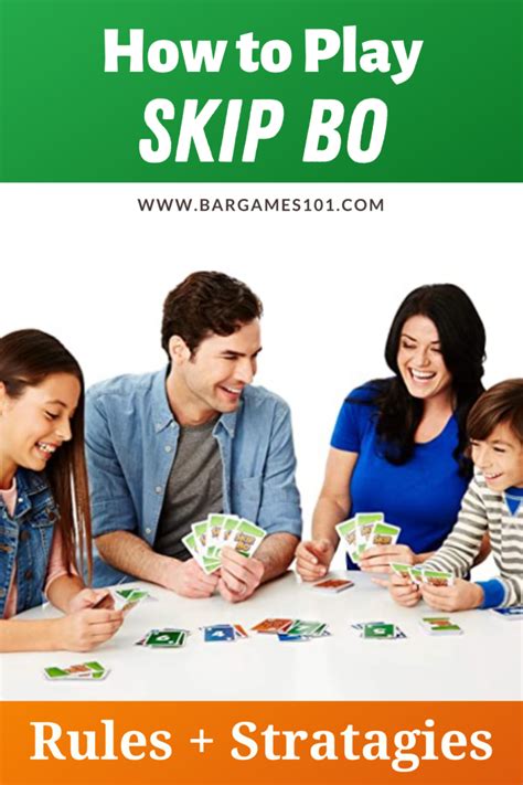 How To Play Skip Bo Complete Instructions Bar Games