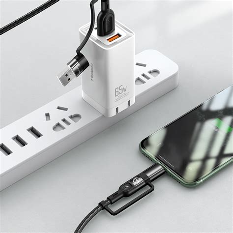 McDodo Cable De Carga Multifuncional 4 En 1 USB Tipo C Lightning Y USB