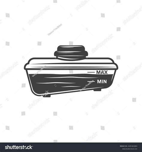 Car Coolant Reservoir Icon Vector Isolated Stock Vector Royalty Free