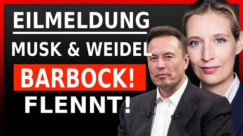 Eskalation Alice Weidel Und Elon Musk Schockierende Nachrichten An