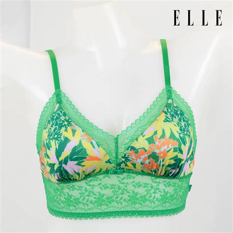 ELLE LINGERIE เสอชนใน Collection Charming Floral SUMMER LOOK ไมมโครง LH1839 Shopee
