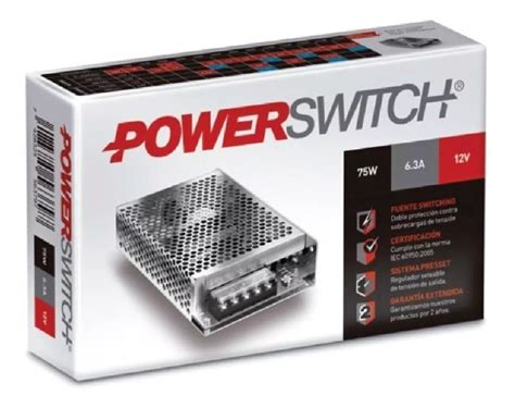 Fuente Switching C Gabinete V A W Interior A O Garant Tecnopoint