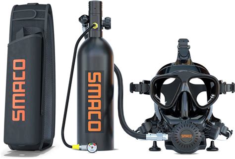 SMACO Mini Scuba Tank With Full Face Diving Mask And Australia Ubuy