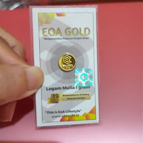 Jual Eoa Gold Gr Logam Mulia Gr Emas Batangan Kota Surakarta