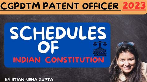 Cgpdtm Indian Polity Mcqschedules Of Indian Constitution Trick