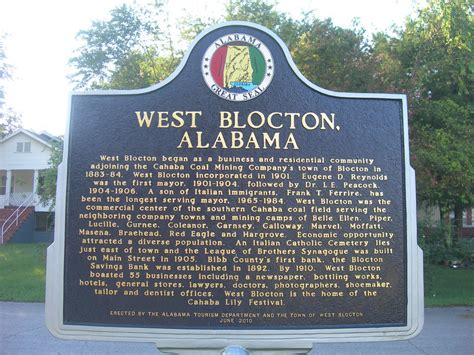 West Blocton Historic Marker West Blocton Alabama Flickr