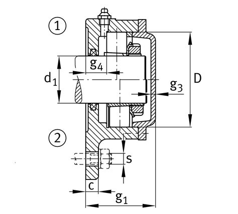 F511-A-L Flanged housing: inform yourself & order online on Schaeffler ...